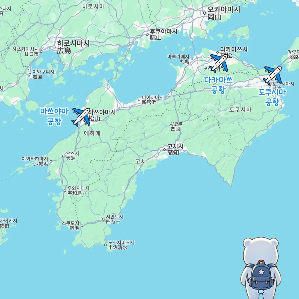 icn jpn direct route shikoku